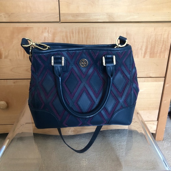 Tory Burch Robinson Patchwork Mini Tote - Picture 2 of 4